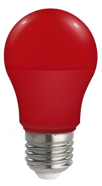 LED Žárovka A50 E27/4,9W/230V červená