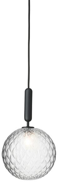 Závěsná svítidlo Nuura Aps, Miira 1 Large, stmívatelné, Transparentní, Obývací pokoj, Sklo, Design