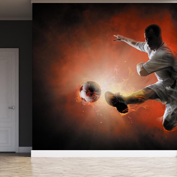 Fototapeta - Fotbalový hráč (245x170 cm)