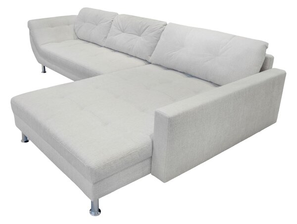 ROHOVÁ SEDAČKA, plast, textil, kompozitní dřevo, krémová Livetastic - Sedací soupravy, Online Only