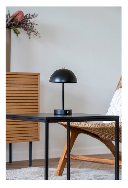 Leskle černá LED stolní lampa (výška 25 cm) Holt – House Nordic