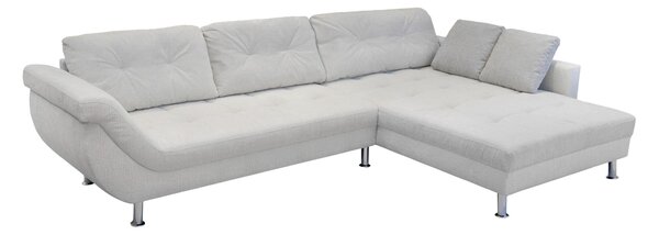 ROHOVÁ SEDAČKA, plast, textil, kompozitní dřevo, krémová Livetastic - Sedací soupravy, Online Only