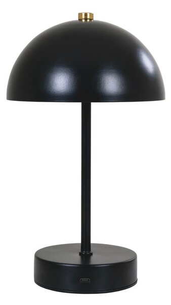 Leskle černá LED stolní lampa (výška 25 cm) Holt – House Nordic