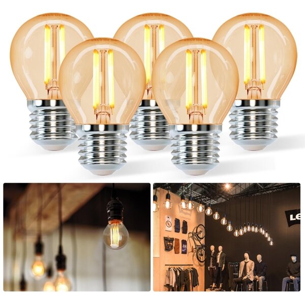 LED Žárovka G45 E27/4W/230V 2200K - Aigostar