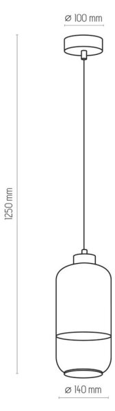 Lustr na lanku MARCO 1xE27/60W/230V bílá