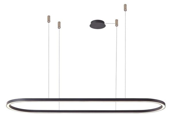Azzardo AZ5057 - LED Stmívatelný lustr na lanku ELENA LED/60W/230V 150 cm černá