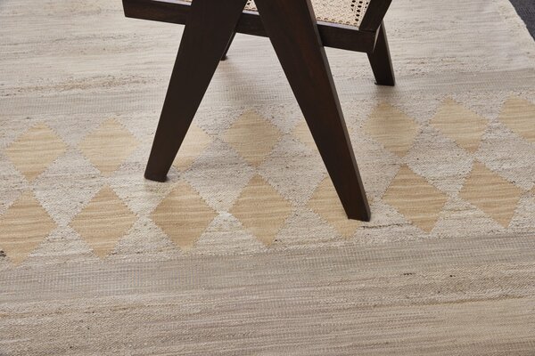 Diamond Carpets India, Ručně vázaný kusový koberec Angelo DESP P116 Pastel Brown Mix, 120x170, béžová, chodba / předsíň