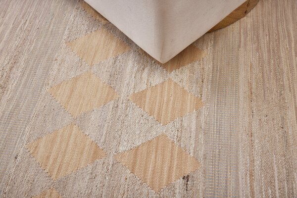 Diamond Carpets India, Ručně vázaný kusový koberec Angelo DESP P116 Pastel Brown Mix, 120x170, béžová, chodba / předsíň