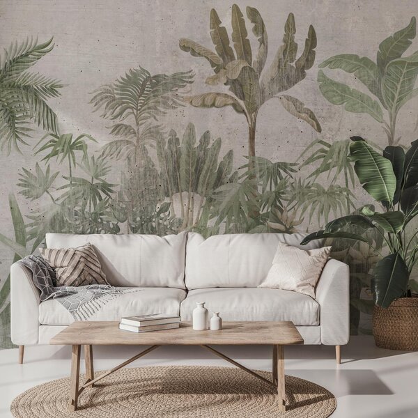 Fototapeta - Jungle na zdi (245x170 cm)