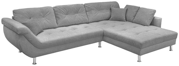 ROHOVÁ SEDAČKA, plast, textil, kompozitní dřevo, tmavě šedá Livetastic - Sedací soupravy, Online Only