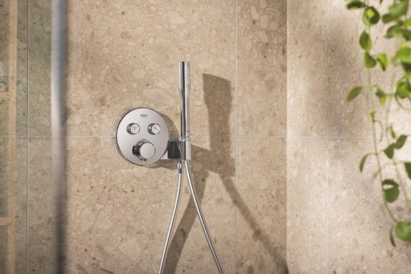 Grohe Precision Smartcontrol sprchová sada pod omítku s termostatem s dešťovou sprchou chrom 34878000