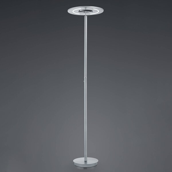 Stojací lampa Monti LED ze železa, nikl, CCT