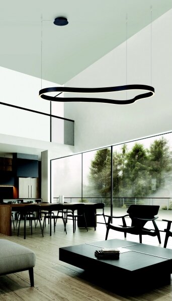 Azzardo AZ5093 - LED Stmívatelný lustr na lanku MIRABELLA LED/60W/230V černá