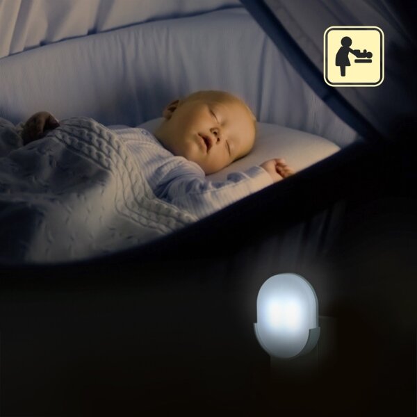Aigostar - LED Noční světlo se senzorem LED/1W/230V oválný