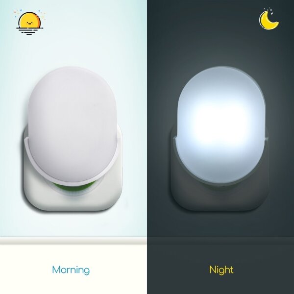 Aigostar - LED Noční světlo se senzorem LED/1W/230V oválný