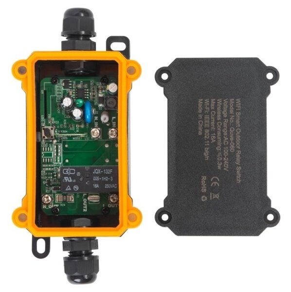 Immax NEO 07746L-Chytrý venkovní vypínač NEO LITE 3680W/230V/16A IP68 Wi-Fi Tuya