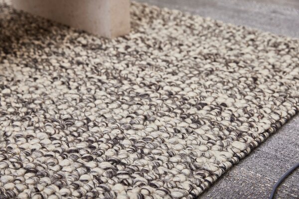 Diamond Carpets India, Ručně vázaný kusový koberec Mountain Sand DE 1672 White Mix, 80x150, béžová, ložnice