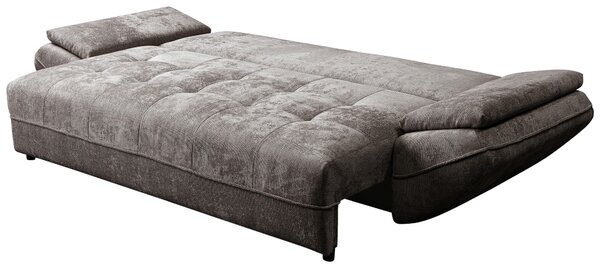 ROZKLÁDACÍ POHOVKA, dřevo, textil, kompozitní dřevo, šedohnědá Livetastic - Rozkládací pohovky, Online Only