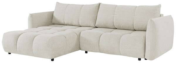 ROHOVÁ ROZKLÁDACÍ POHOVKA, plast, textil, kompozitní dřevo, béžová Livetastic - Online Only sedačky, Online Only