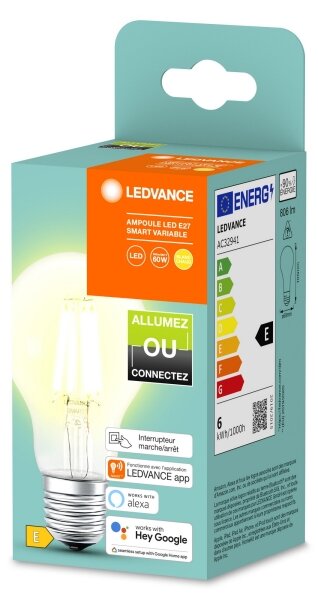 LED Stmívatelná žárovka SMART+ A60 E27/6W/230V 2700K - Ledvance