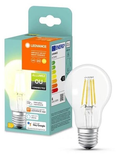 LED Stmívatelná žárovka SMART+ A60 E27/6W/230V 2700K - Ledvance