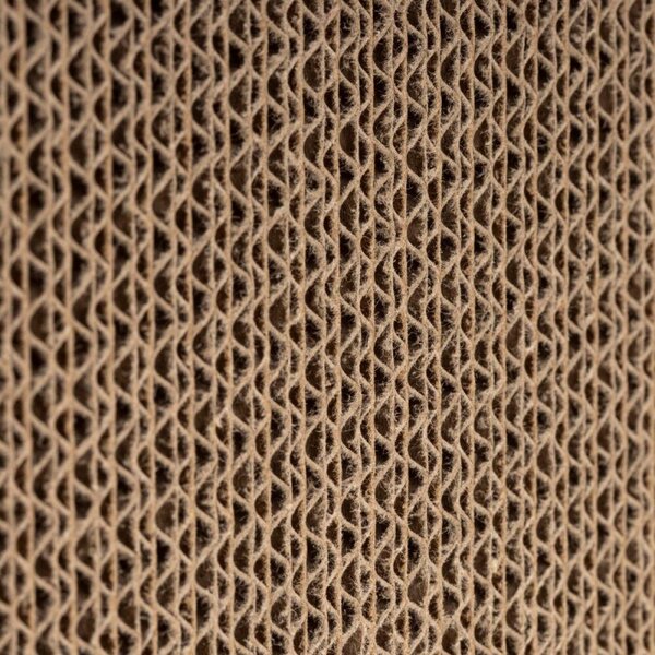 Kartonové škrabadlo pro kočky 56x27,5x30 cm SPRINGOS PA1092 hnědé