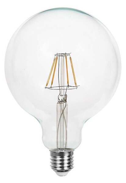 LED Žárovka FILAMENT G125 E27/10W/230V 6400K