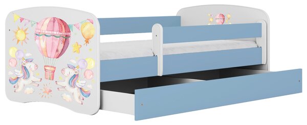 POSTEL PRO DĚTI A MLÁDEŽ 80/160 cm, modrá, bílá MID.YOU - Dětské pokoje sestavy, Online Only