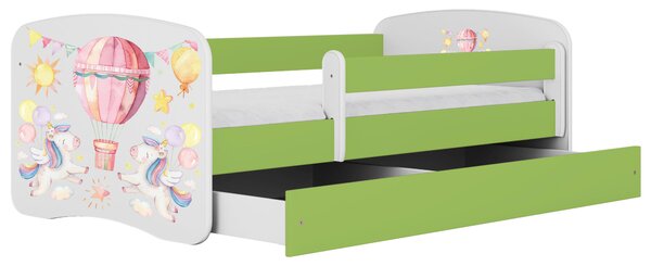 POSTEL PRO DĚTI A MLÁDEŽ 80/160 cm, zelená, bílá MID.YOU - Dětské pokoje sestavy, Online Only