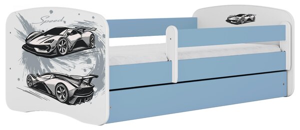 POSTEL PRO DĚTI A MLÁDEŽ 80/160 cm, modrá, bílá MID.YOU - Dětské pokoje sestavy, Online Only