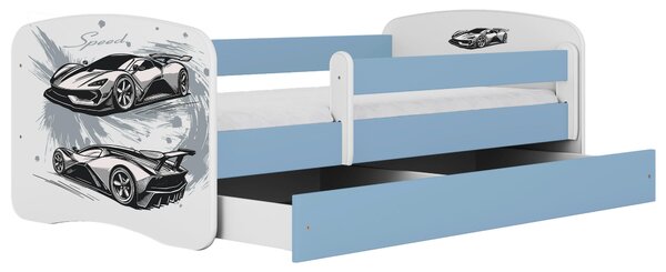 POSTEL PRO DĚTI A MLÁDEŽ 80/160 cm, modrá, bílá MID.YOU - Dětské pokoje sestavy, Online Only