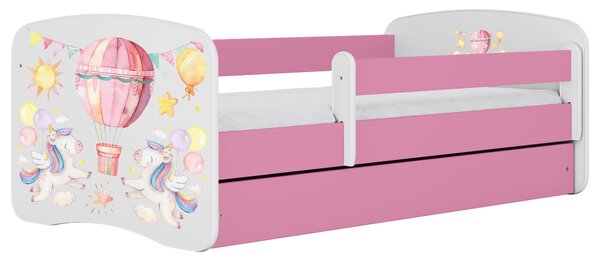 POSTEL PRO DĚTI A MLÁDEŽ 80/160 cm, bílá, pink MID.YOU - Dětské pokoje sestavy, Online Only