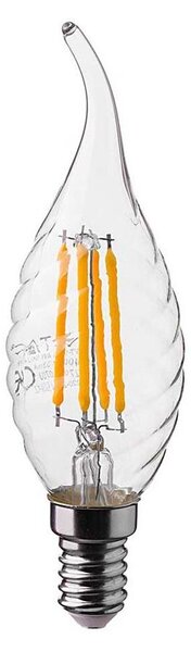 LED Žárovka FILAMENT E14/4W/230V 4000K