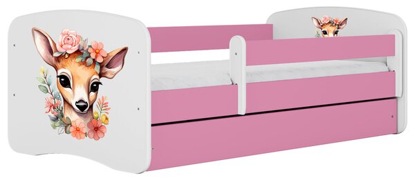 POSTEL PRO DĚTI A MLÁDEŽ 80/160 cm, bílá, pink MID.YOU - Dětské pokoje sestavy, Online Only