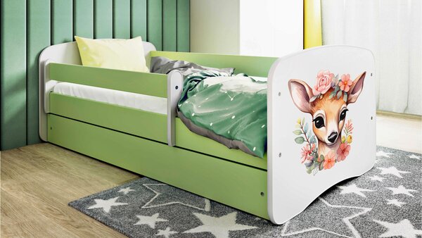 POSTEL PRO DĚTI A MLÁDEŽ 80/160 cm, zelená, bílá MID.YOU - Dětské pokoje sestavy, Online Only