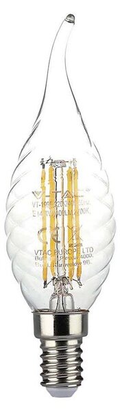 LED Žárovka FILAMENT E14/4W/230V 3000K