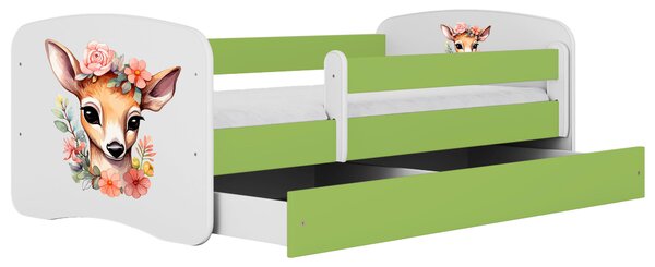 POSTEL PRO DĚTI A MLÁDEŽ 80/160 cm, zelená, bílá MID.YOU - Dětské pokoje sestavy, Online Only