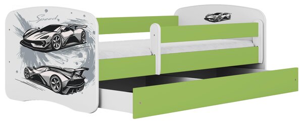 POSTEL PRO DĚTI A MLÁDEŽ 80/160 cm, zelená, bílá MID.YOU - Dětské pokoje sestavy, Online Only