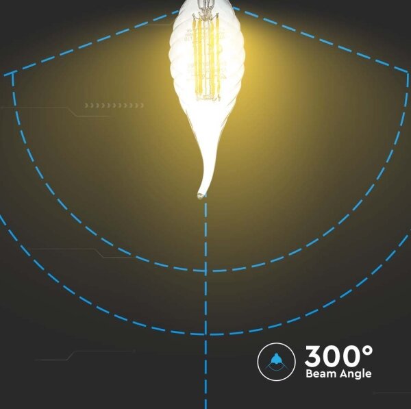LED Žárovka FILAMENT E14/4W/230V 3000K