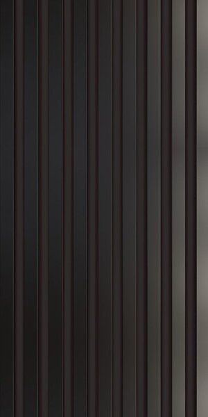 Akustický panel Wallnite Universal Line - černá HDF - Černá 2600×400×21