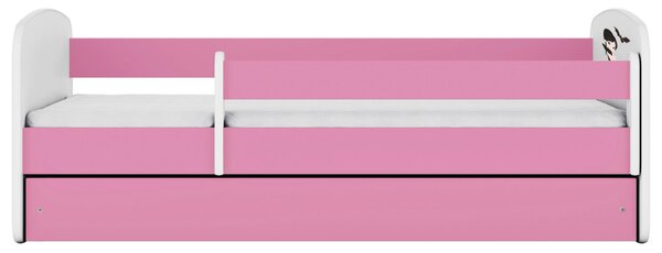 POSTEL PRO DĚTI A MLÁDEŽ 80/160 cm, bílá, pink MID.YOU - Dětské pokoje sestavy, Online Only