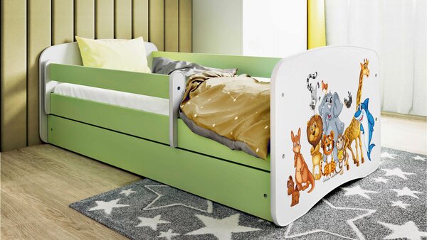 POSTEL PRO DĚTI A MLÁDEŽ 80/160 cm, zelená, bílá MID.YOU - Dětské pokoje sestavy, Online Only