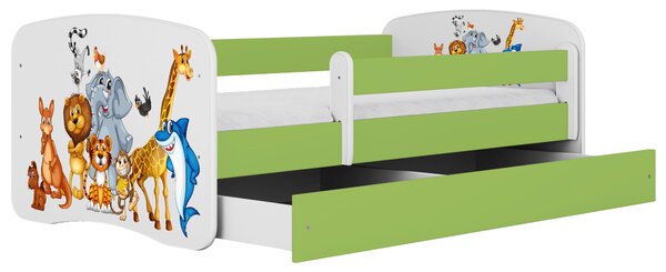 POSTEL PRO DĚTI A MLÁDEŽ 80/160 cm, zelená, bílá MID.YOU - Dětské pokoje sestavy, Online Only
