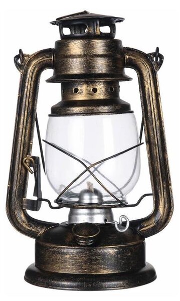Brilagi - Petrolejová lampa LANTERN 28 cm měděná