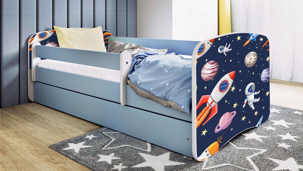 POSTEL PRO DĚTI A MLÁDEŽ 80/160 cm, modrá, bílá MID.YOU - Dětské pokoje sestavy, Online Only