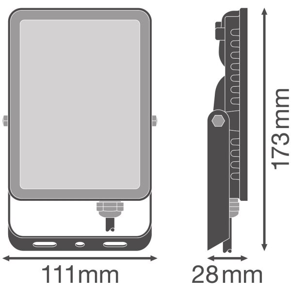 Ledvance - LED Venkovní nástěnný reflektor FLOODLIGHT LED/20W/230V 6500K IP65