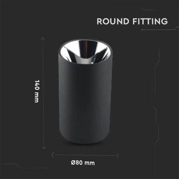 Bodové svítidlo 1xGU10/35W/230V černá/stříbrná
