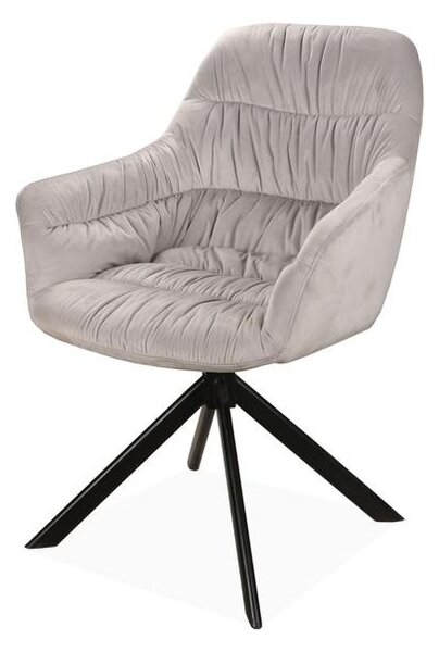 Jídelní židle OSTURAO 1 světle šedá/černá