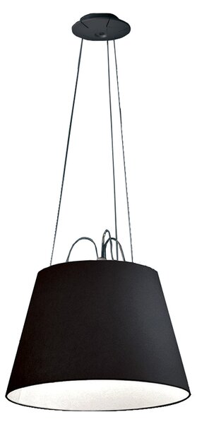 Výprodej Artemide designová závěsná svítidla Tolomeo Mega Sospensione-konstrukce černá/ šerm 42 cm černý