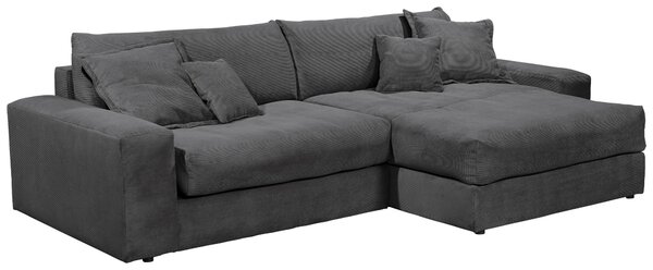 ROHOVÁ ROZKLÁDACÍ POHOVKA, textil, antracitová Livetastic - Online Only sedačky, Online Only